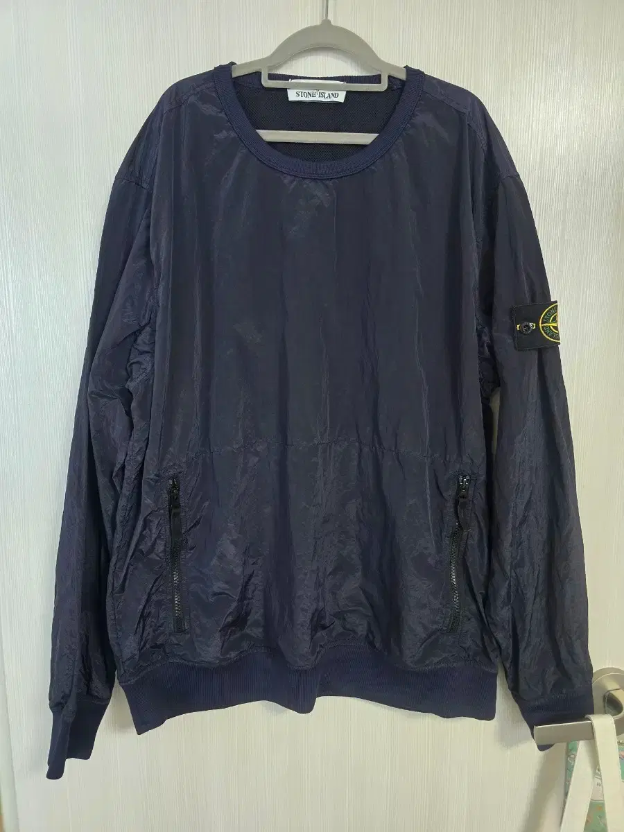 STONE ISLAND SS12 NYLON METAL HOODED ZIP SWEATSHIRT (M) - Jazzy